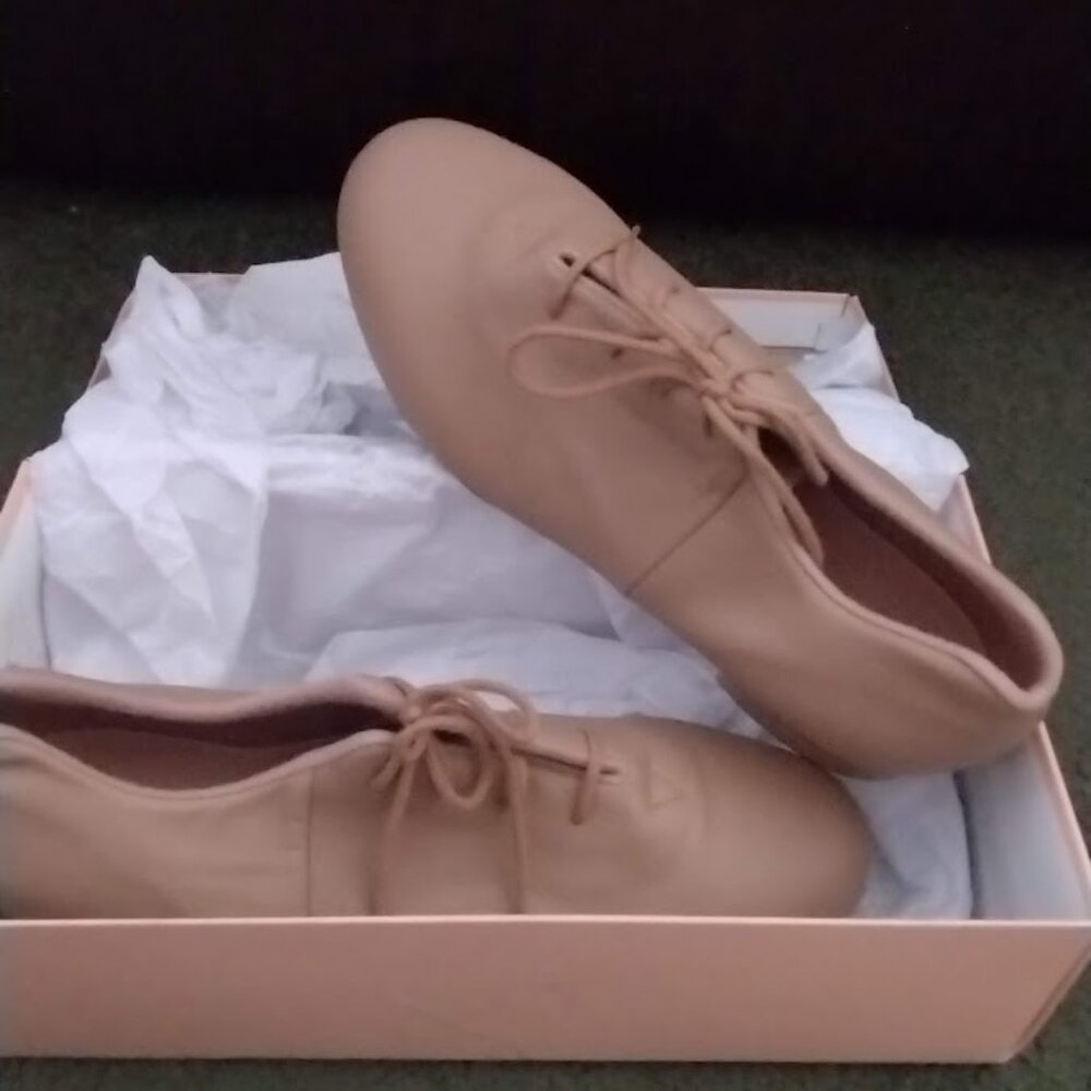 Block Tap Shoes 8M Tan